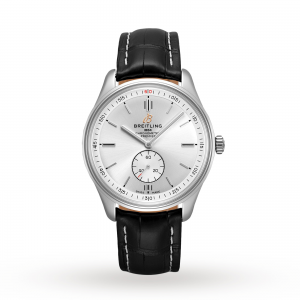 breitling premier heren zilver 40mm horloge