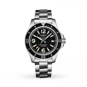 Breitling Superocean heren zwart 42mm horloge