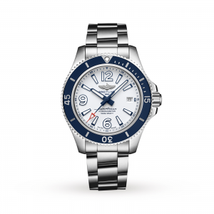 Breitling Superocean heren wit 42mm horloge
