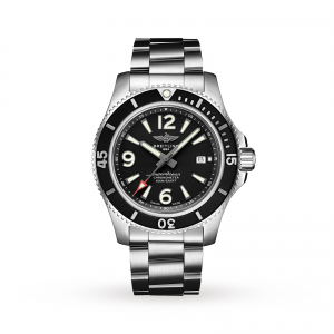 Breitling Superocean heren zwart 44mm horloge