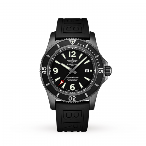 Breitling Superocean heren zwart 46mm horloge