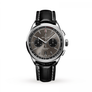 breitling premier heren grijs 42mm horloge