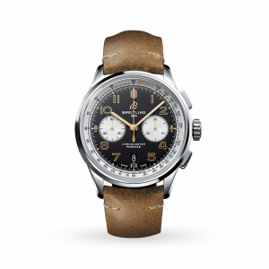 breitling premier heren zwart 42mm horloge