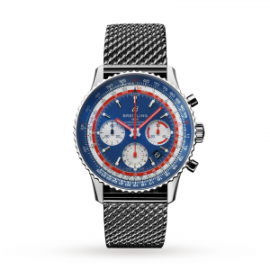 breitling navitimer heren blauw 43mm horloge