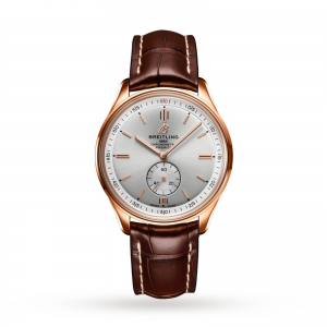 breitling premier heren zilver 40mm horloge