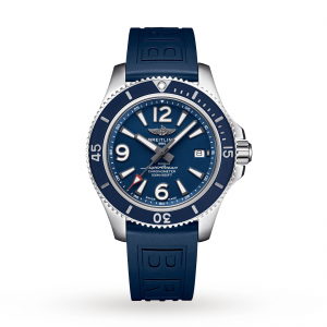 Breitling Superocean heren blauw 42mm horloge