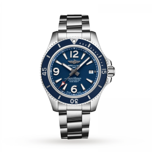 Breitling Superocean heren blauw 42mm horloge