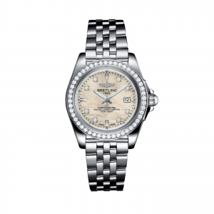 Breitling galactische dames parelmoer 32mm horloge