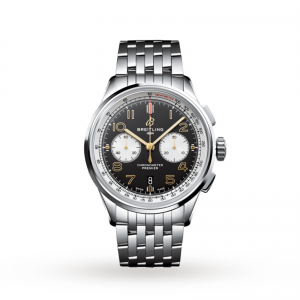 breitling premier heren zwart 42mm horloge