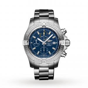 Breitling Avenger Heren blauw 45mm horloge