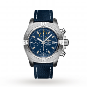 Breitling Avenger Heren blauw 45mm horloge