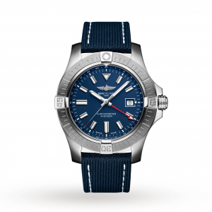 Breitling Avenger Heren blauw 45mm horloge