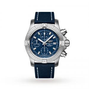 breitling avenger heren blauw 43mm horloge