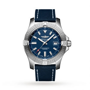 breitling avenger heren blauw 43mm horloge
