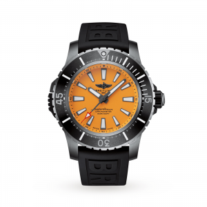 Breitling Superocean heren geel 48mm horloge