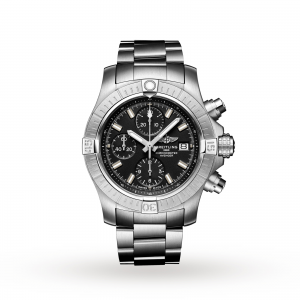 breitling avenger heren zwart 43mm horloge