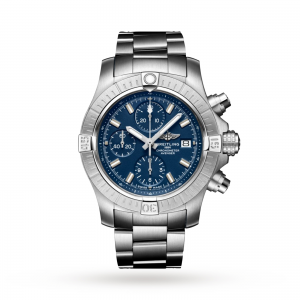 breitling avenger heren blauw 43mm horloge