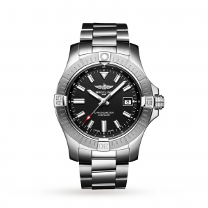 breitling avenger heren zwart 43mm horloge