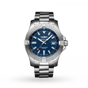 breitling avenger heren blauw 43mm horloge