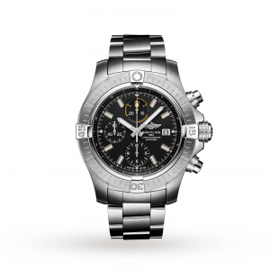 Breitling Avenger Heren zwart 45mm horloge