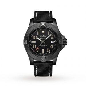 Breitling Avenger Heren zwart 45mm horloge