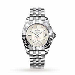Breitling galactisch dames zilver 36mm horloge