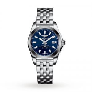 Breitling galactisch dames blauw 29mm horloge