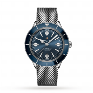 Breitling Superocean Heritage Heren blauw 42mm horloge