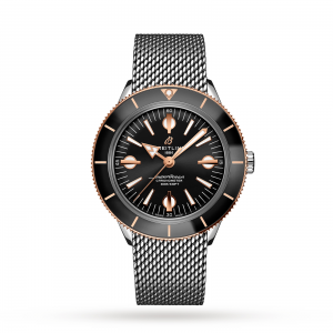 Breitling Superocean Heritage Mens zwart 42mm horloge