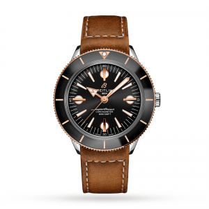 Breitling Superocean Heritage Mens zwart 42mm horloge