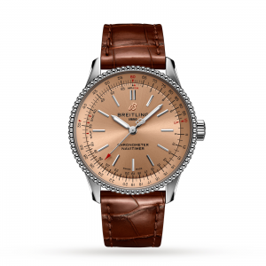 breitling navitimer dames bruin 35mm horloge