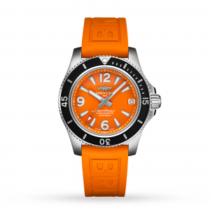 Breitling Superocean dames oranje 36mm horloge