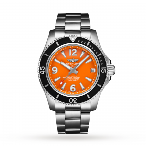 Breitling Superocean dames oranje 36mm horloge