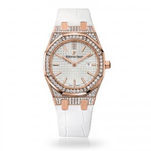 Audemars Piguet Royal Oak dames wit 33mm horloge