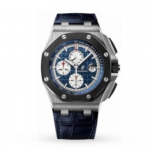 audemars piguet royal oak offshore heren blauw 44mm horloge