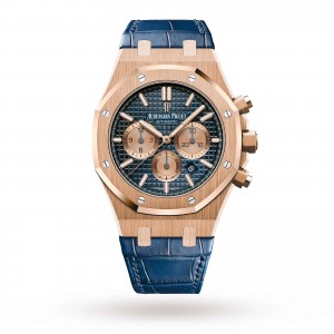 audemars piguet royal oak heren blauw 41mm horloge