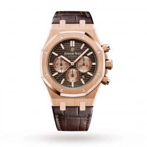 audemars piguet royal oak heren bruin 41mm horloge