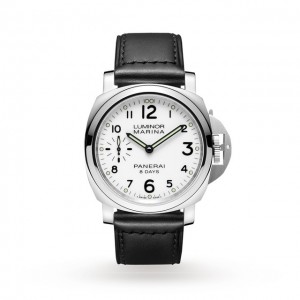panerai luminor heren wit 44mm horloge