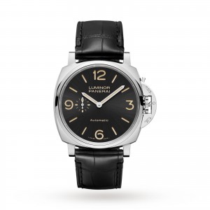 panerai luminor due heren zwart 45mm horloge