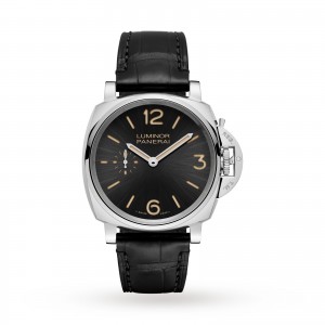 panerai luminor due heren zwart 42mm horloge