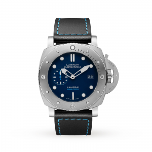 panerai luminor heren blauw 47mm horloge