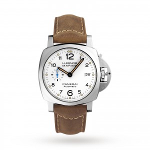 panerai luminor heren wit 42mm horloge