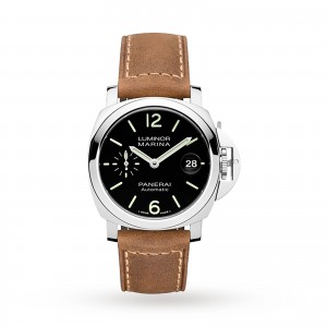 panerai luminor heren zwart 40mm horloge