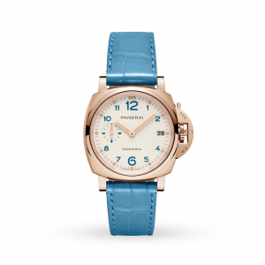 panerai luminor due unisex ivoor 38mm horloge