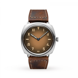 panerai radiomir heren bruin 47mm horloge