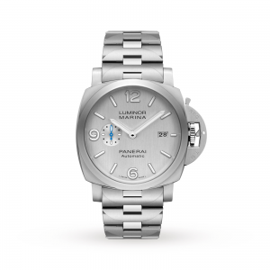 panerai luminor dames zilver 44mm horloge