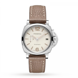 panerai luminor dames wit 38mm horloge