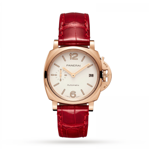 panerai luminor heren wit 38mm horloge