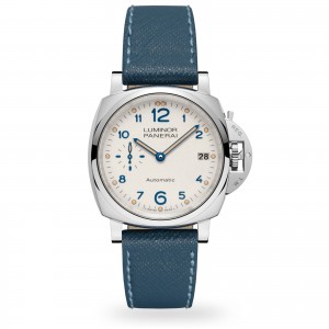 panerai luminor due unisex ivoor 38mm horloge