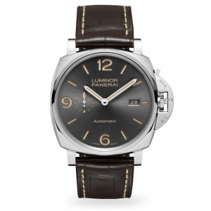 panerai luminor due heren grijs 45mm horloge